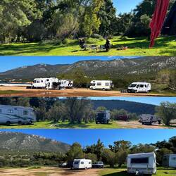 Wetter wieder super,alles spielt sich draußen ab..