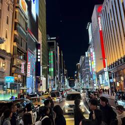 Ginza shopping district - talk about any and every store you could want 🤯