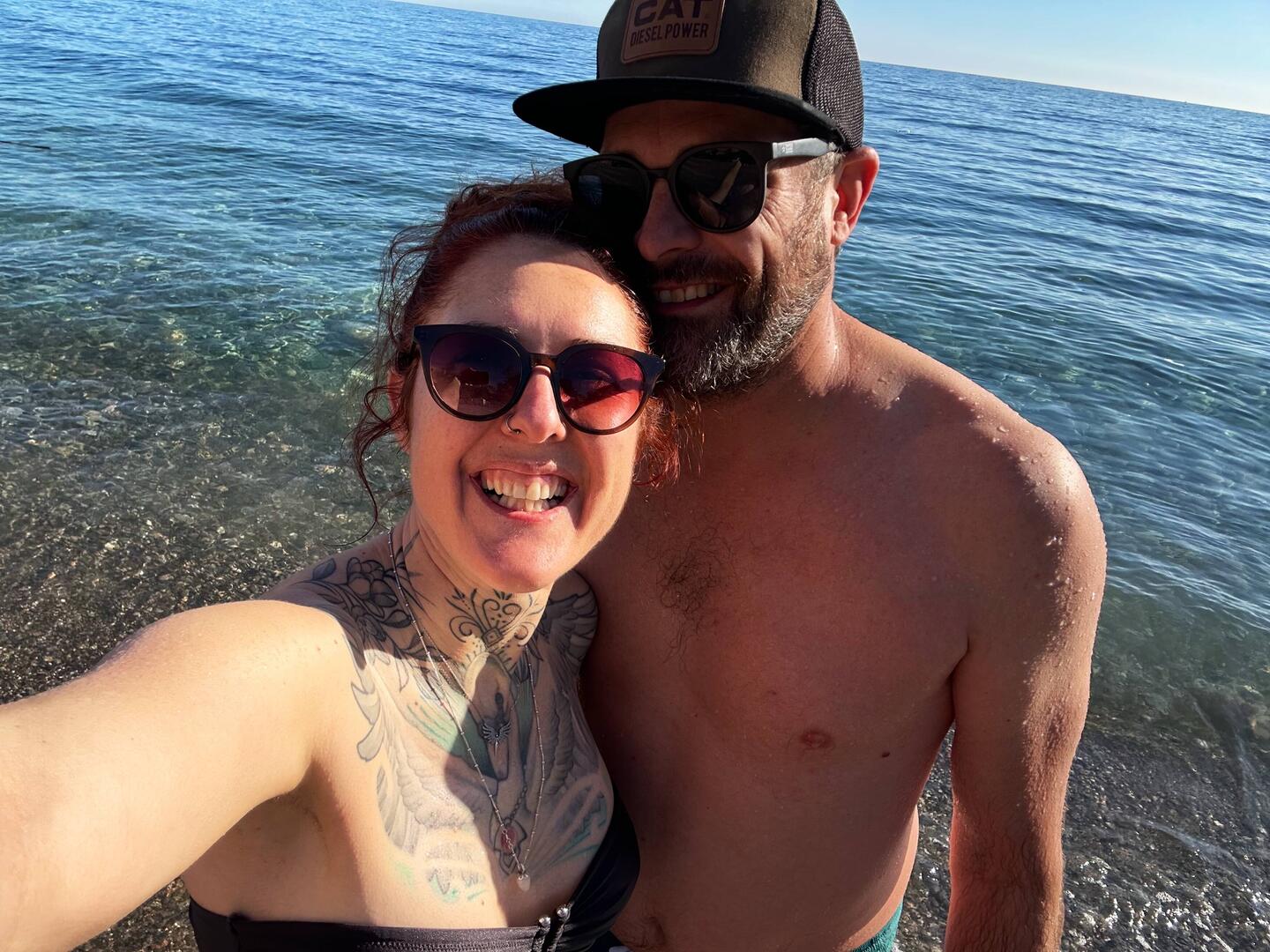 Eisbaden - zum zweiten Mal heute