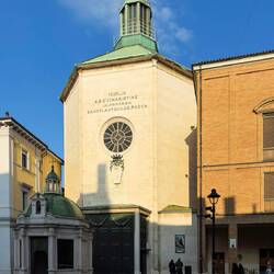 The 16th century chapel is dedicated to St Anthony of Padua — Rimini, Italy.