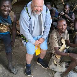 Welcomed by the bushmen