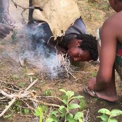 Starting a fire 🔥.