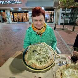 ... mit Pistazienpizza😉