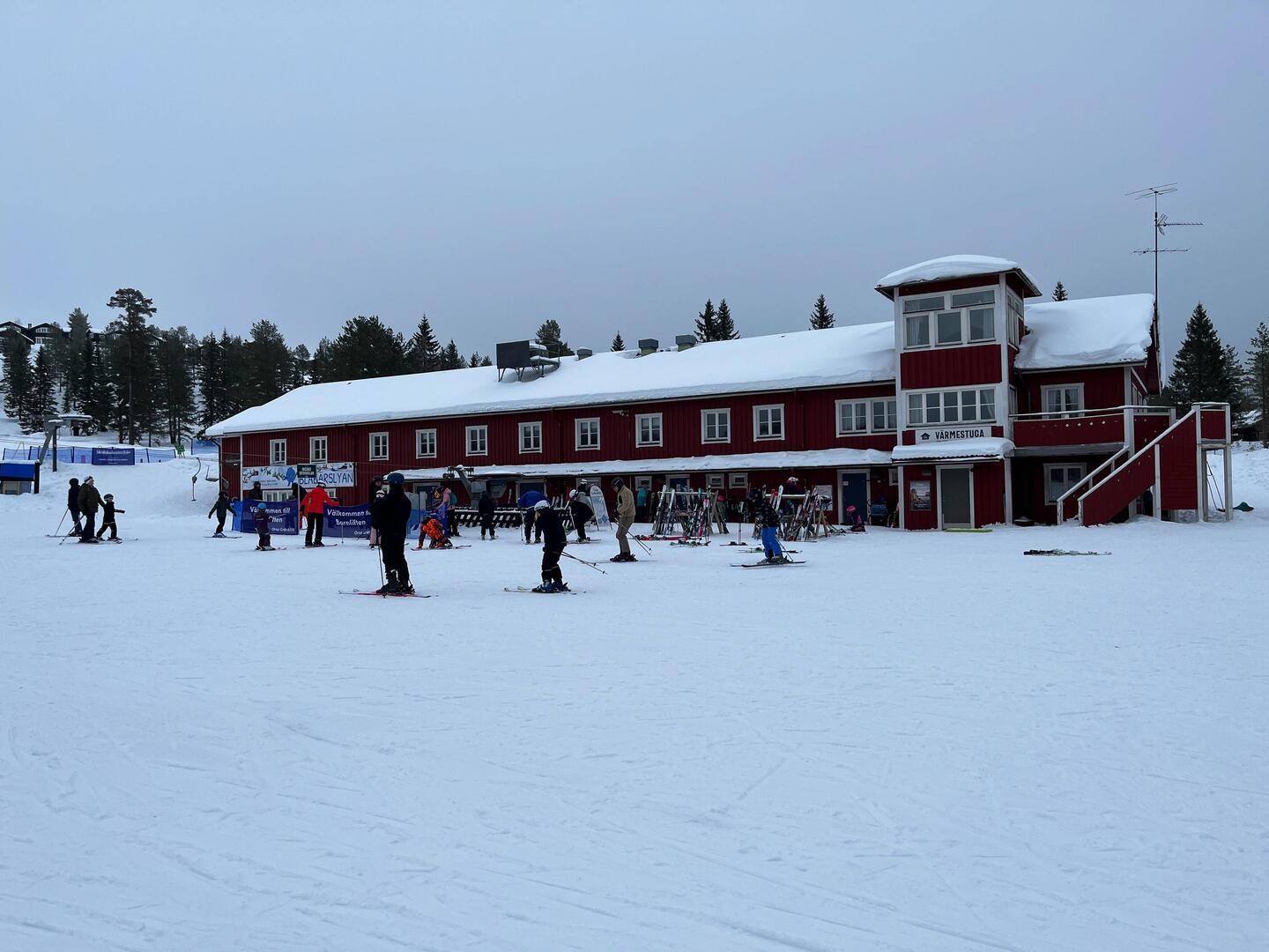 Unsere Unterkunft in Orsa-Grönklitt