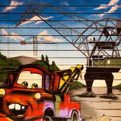 Mural from today's stroll — Bologna, Italy.