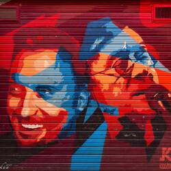 Mural from today's stroll — Bologna, Italy.