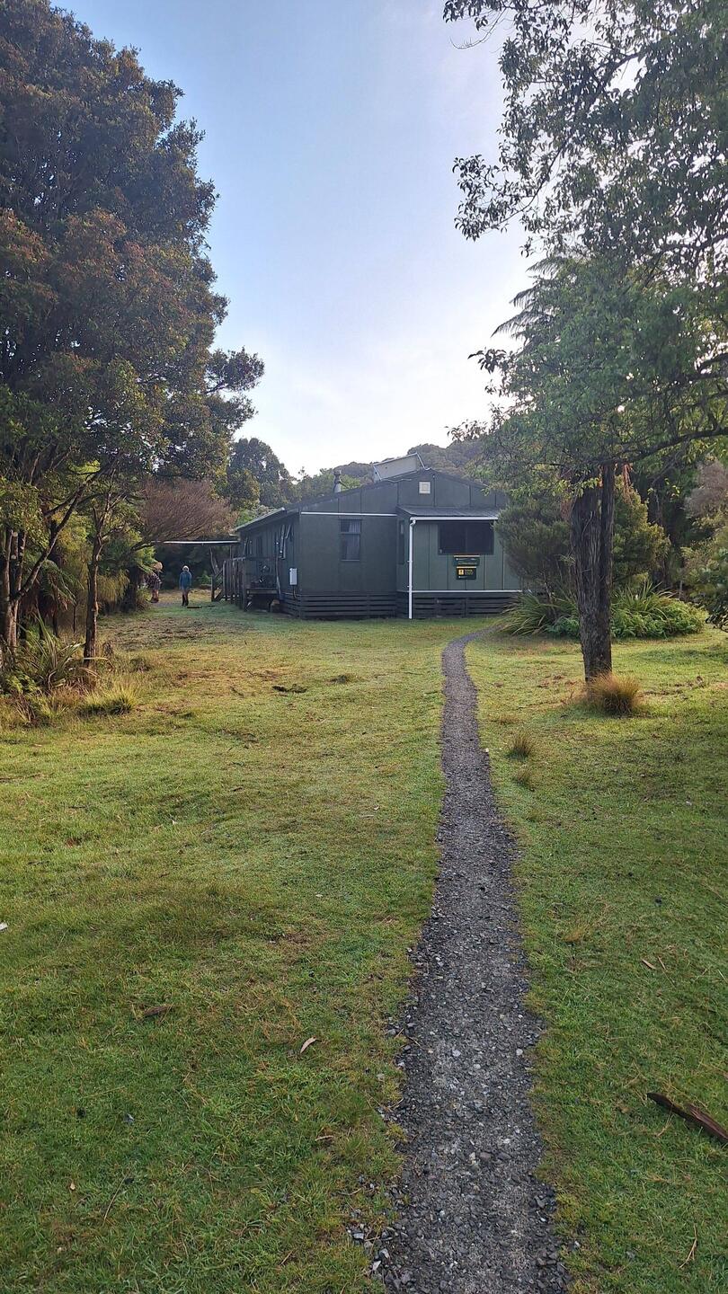 Leaving Port William Hut