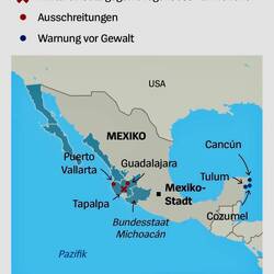 Warnung für Mexico