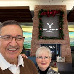 It's always nice to fly out of our local airport — Colorado Springs, Colorado.