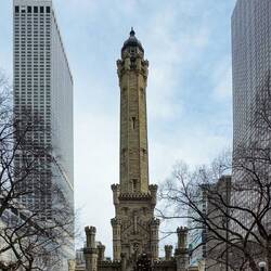 The iconic Water Tower — Chicago, Illinois.