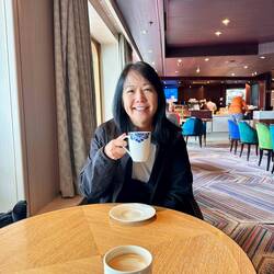 Time for a chai in the library