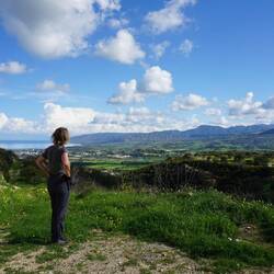 Die ersten Höhenmeter sind geschafft.