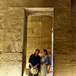 Die Beiden haben Spaß.