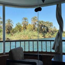 Auch von unserem Balkon eine idyllische Aussicht