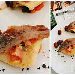 Sardinchen auf Maiskrustie