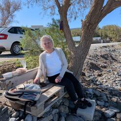 Brunch. 19 Grad Außentemperatur und dieses Blau.