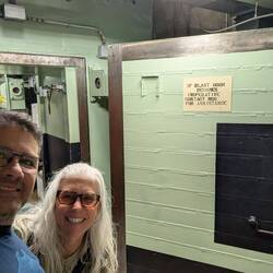 Big blast door that's heavy to try and move