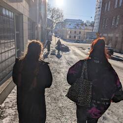 Mit Berit und Juli unterwegs