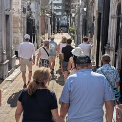 At the end of the mausoleum street... apartments