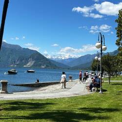 The lakeside promenade