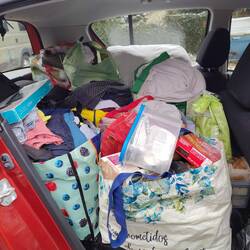 Hat alles Platz im kleinen Suzuki Swift