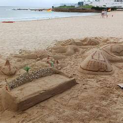 Kunst im Sand