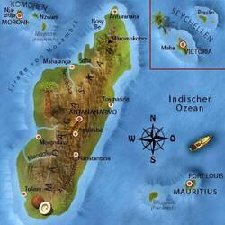 Der Unterschied zwischen den von uns besuchten Inseln und Madagaskar