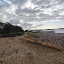 Strand beim Campingplatz Devenport