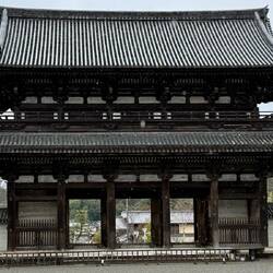 Ninnaji Tempel Anlage