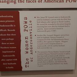 Es gab auch ein paar Frauen in Andersonville.