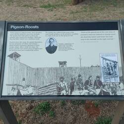 Erklärung über die Türme Pigeon Roosts genannt.