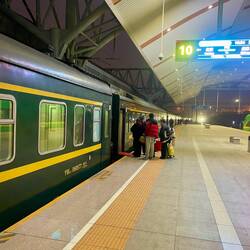 Boarding railroad wagon #02