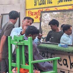 Peluquería callejera