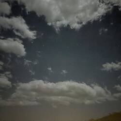 Nachthimmel mit großer Wagen aus'm Jacuzzi.