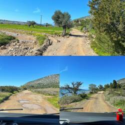 Erich war zuerst 1km zu Fuß schon mal schauen ob der Weg für die Villa möglich ist um dort zu Parken