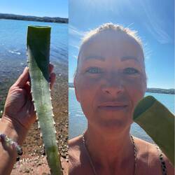 ..und am nächsten Tag kommt sie wieder und bringt uns eine frische🍃aus dem eigenen Garten..