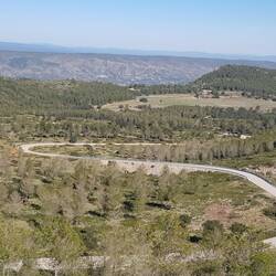 Teilstrecke auf Hochplateau