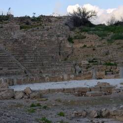 Fragmente des Amphitheaters.
