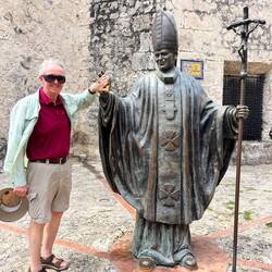 JP II visited in 1988 and is very popular here.