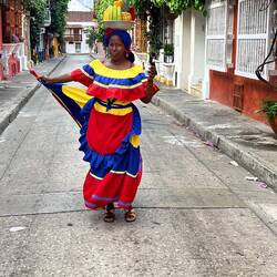 Look who came walking down our street this morning! Escaped slaves from the Caribbean we're called o