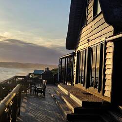 Terrasse mit Meeresblick