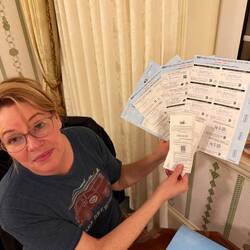 Paper tickets, lots and lots of paper tickets... 🤯