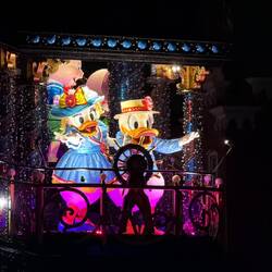 Electric light parade, we miss these at WDW