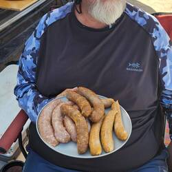 Tim shows us his meat