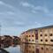 The refurbished Congleton Wharf building opposite our moorings