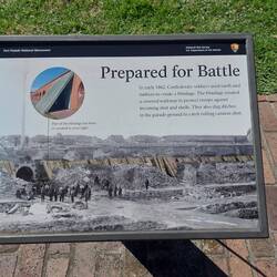 Die Casematten im Fort wurden mit Eichenbohlen geschützt auf die dann noch Erde gepackt wurde.