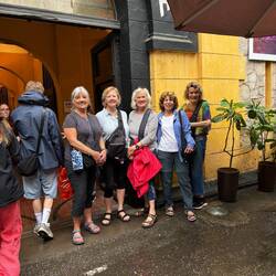 Our group outside the Hoi lo prison