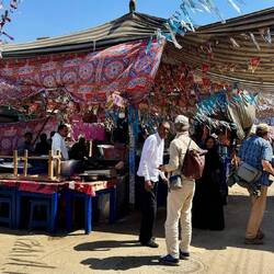 Ein spezieller Verkaufsstand im Ramadan....