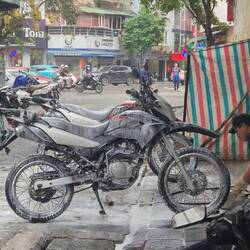 Whasing thosd trusty rides one last time before sending them back home