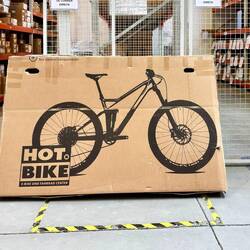 Sehr gut verpackt kam das Rad sicher in Porto an.